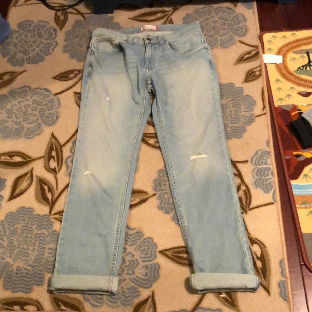 Free world messenger men’s skinny jeans